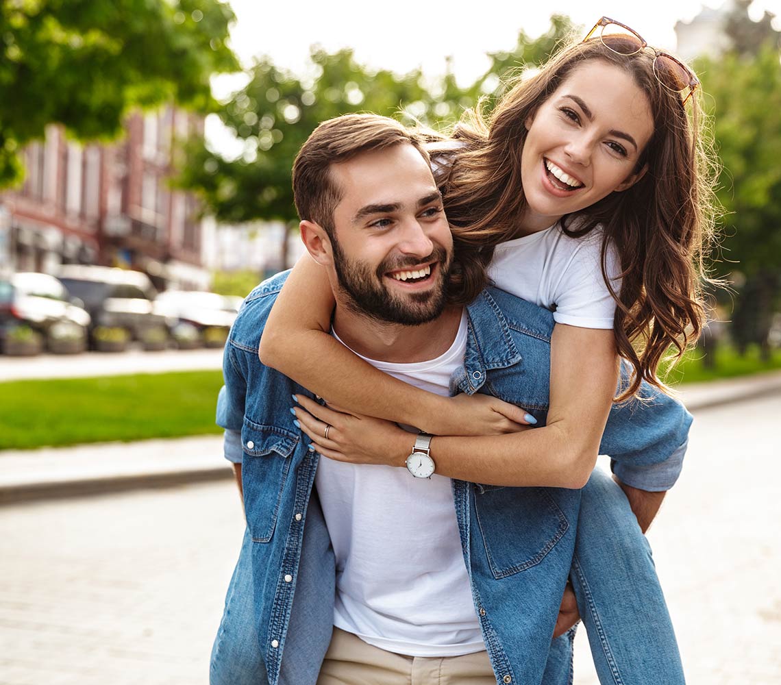 Happy Smiling couple